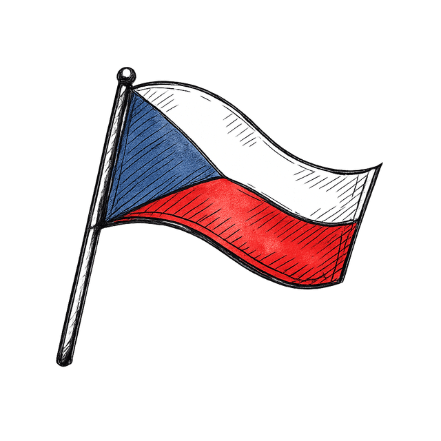 Česká vlajka — Podporováno státem